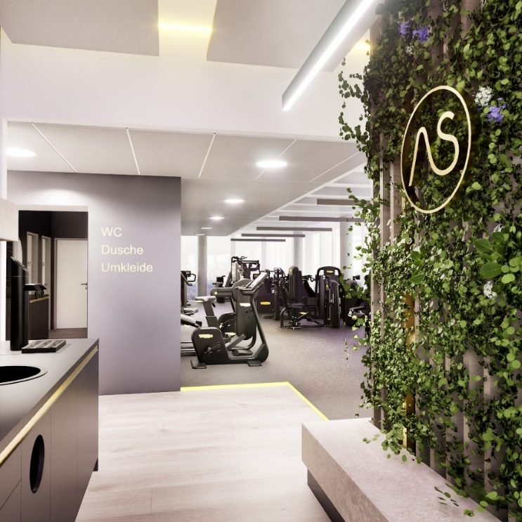 Trainingsfläche des AS Fitness Clubs im The One Nürnberg